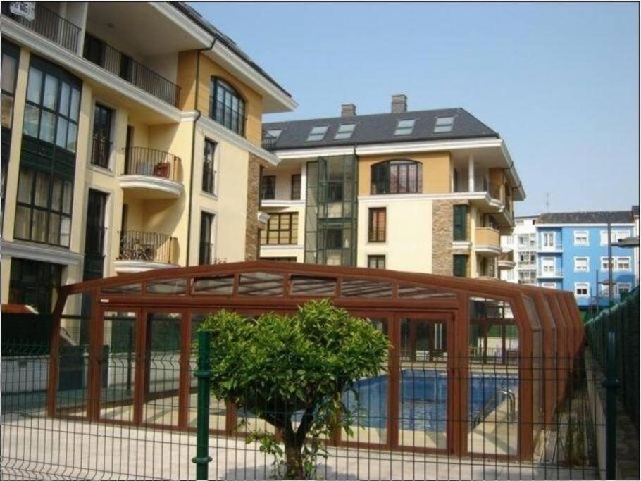 Ferienwohnung Duplex Con Terraza Playa A Rapadoira Foz Exterior foto